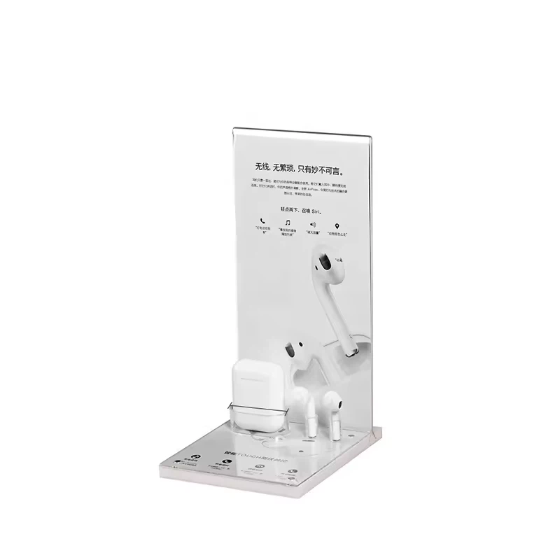 Acrylic Earbud Display Stand - Custom LED Design Acrylic Earbud Display Stand - Custom LED Design